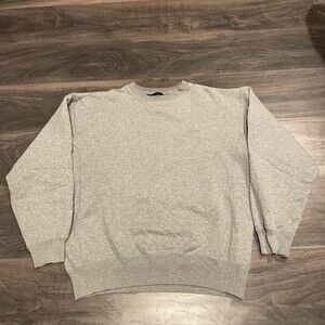 Vintage Nautica Golf Sweatshirt Mens Large Grey Crewneck Pullover Embroidered